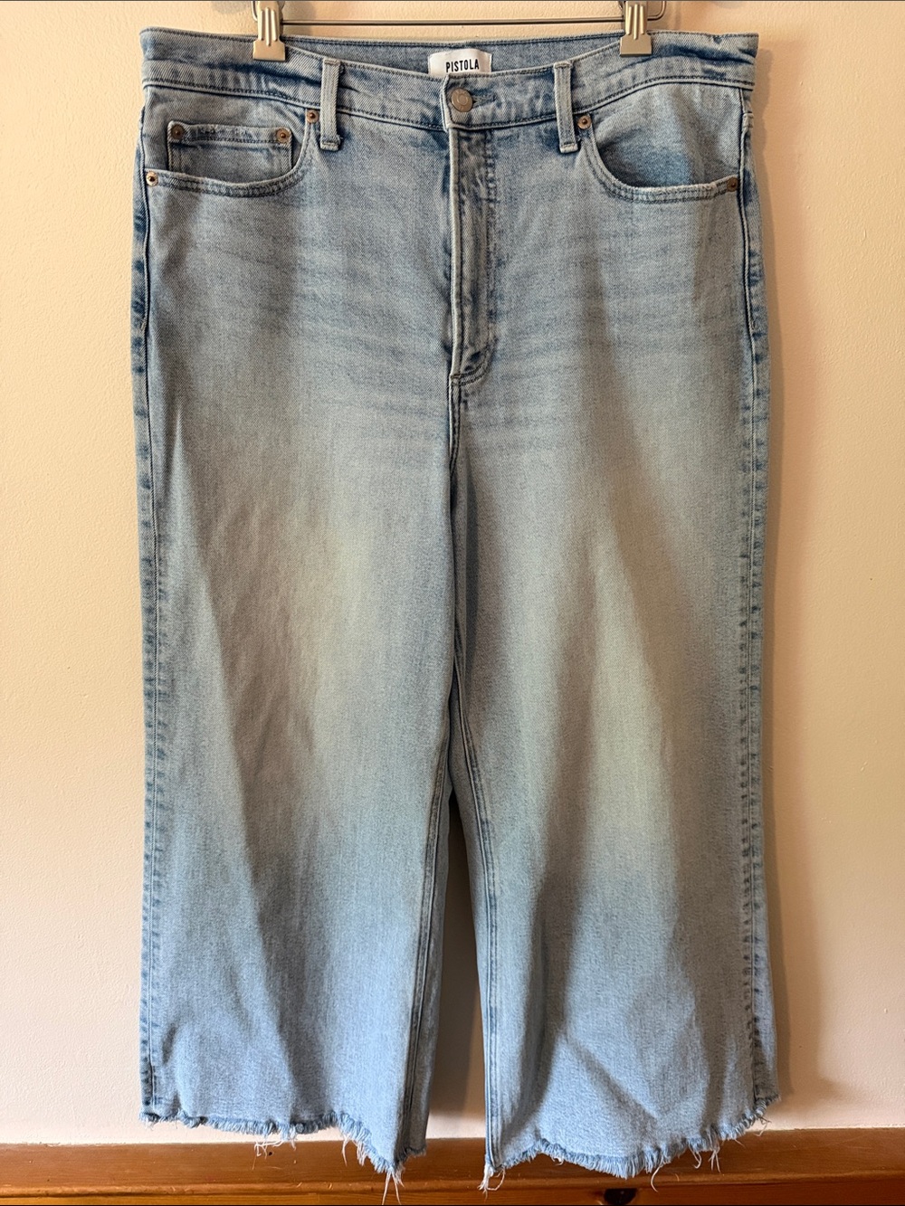 Pistola Lana Crop Jeans Size 33 - Picture 2 of 5
